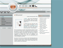 Tablet Screenshot of codixel.de